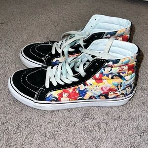 Disney princess hi-top vans